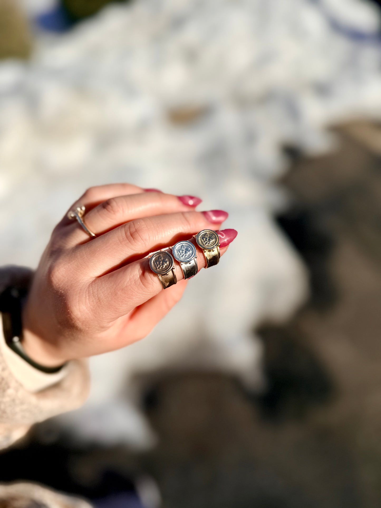 Vintage Revival Cherub Rings Sterling Silver • Made to order
