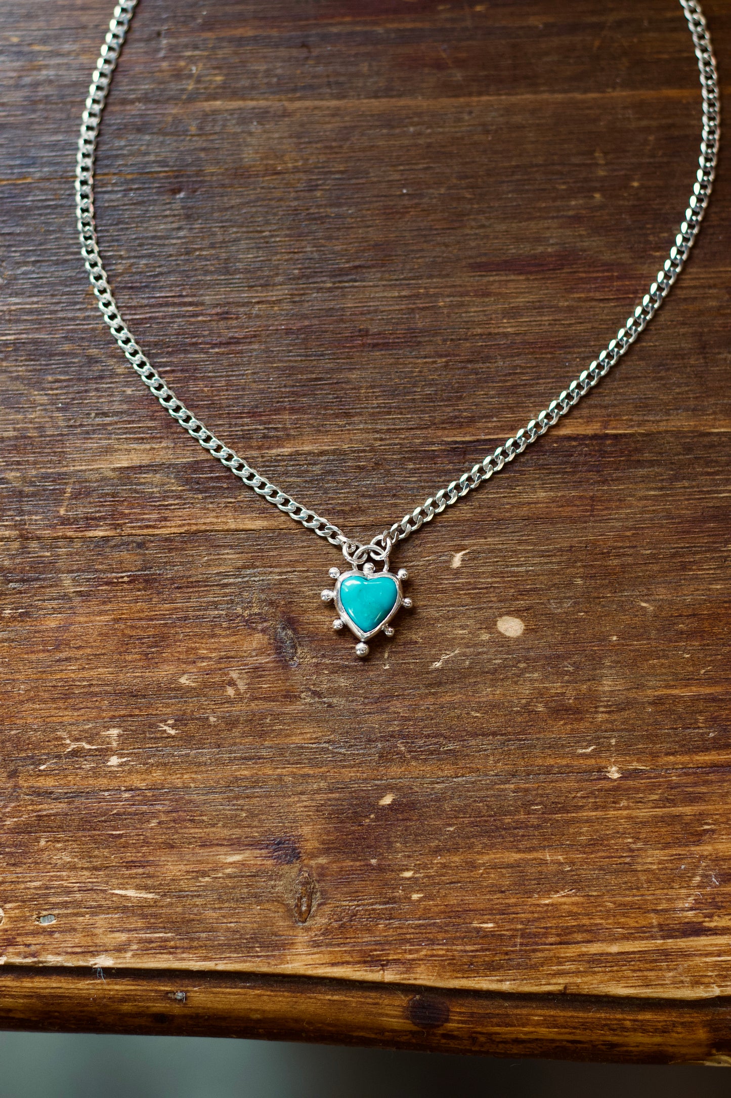 Turquoise Studded Heart