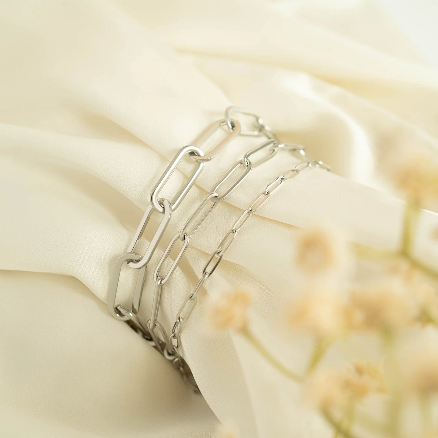 Paper Clip Chain Bracelet