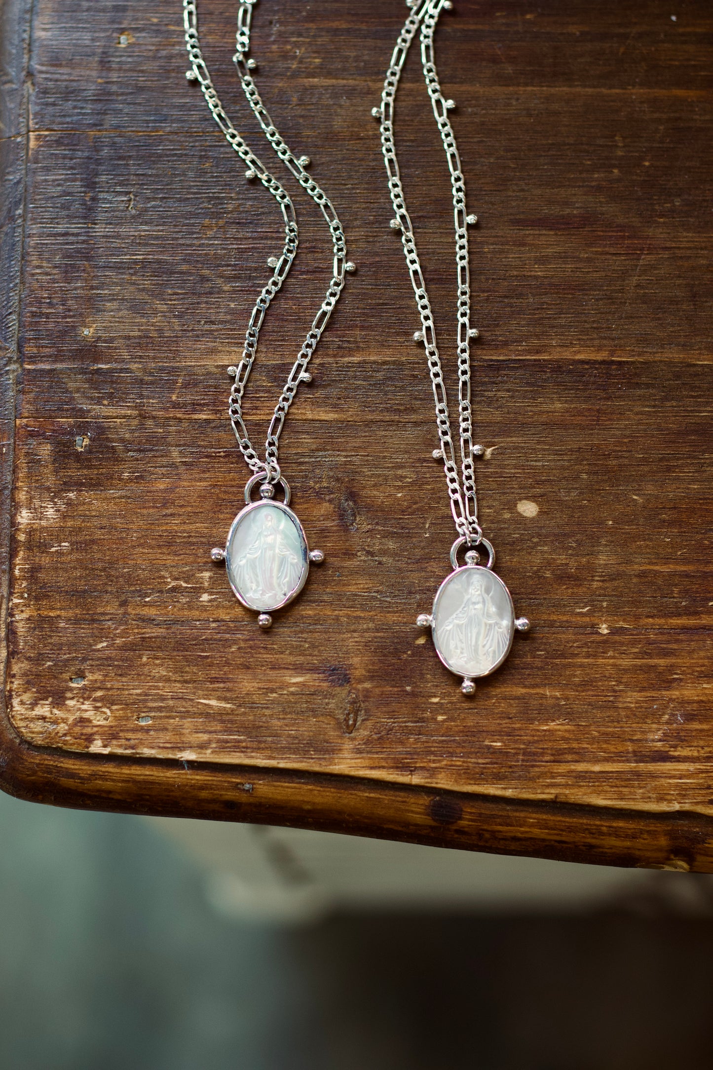 Blessed Mother Pearl Necklace