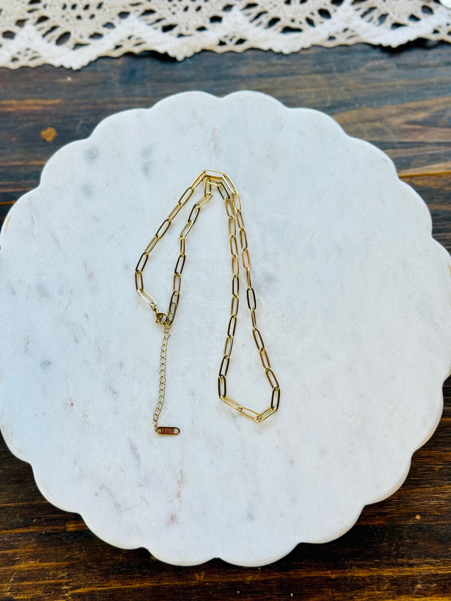 Stainless steel Paper Clip Chains
