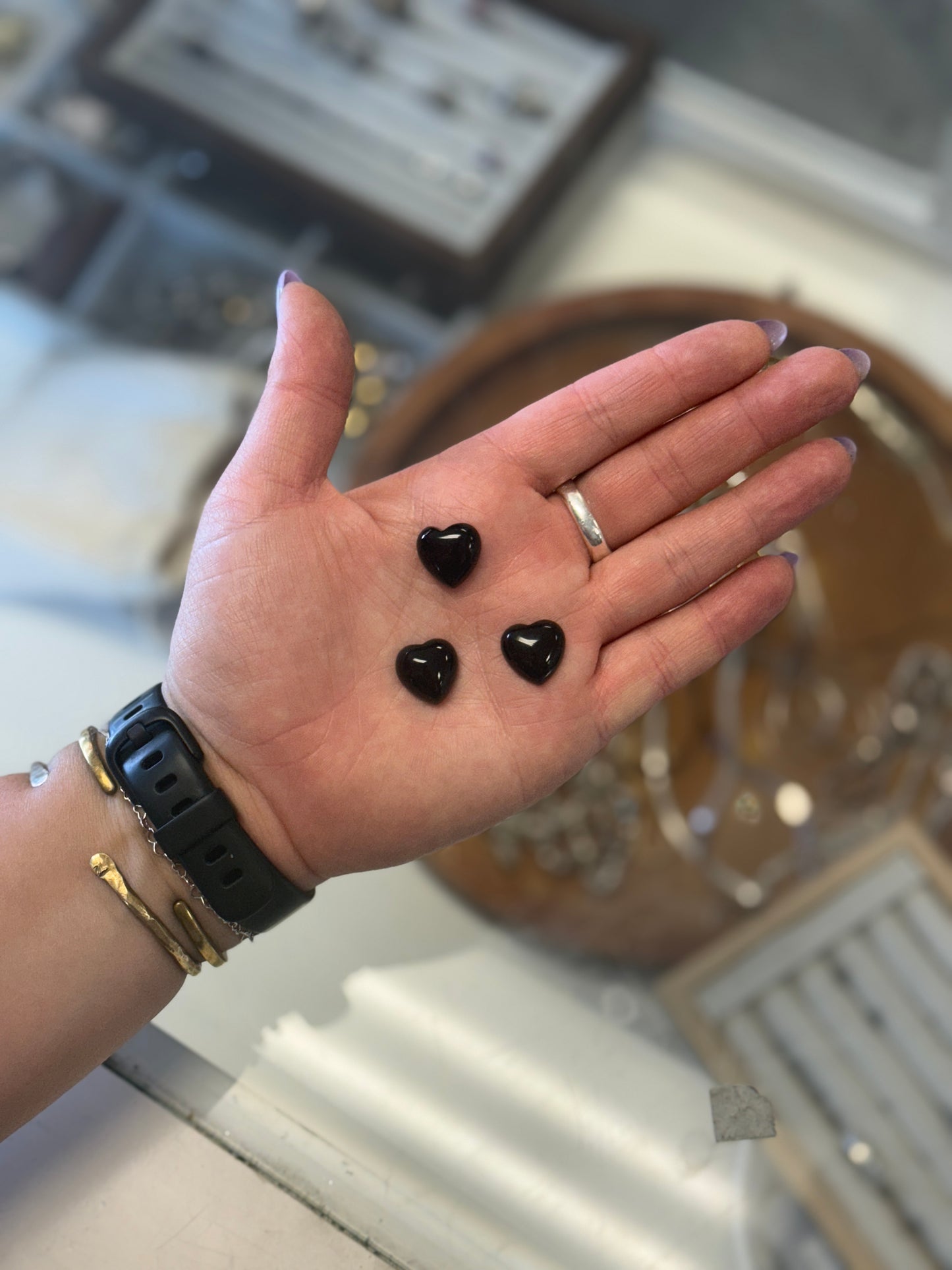 Black heart necklace deposit for sam 🖤