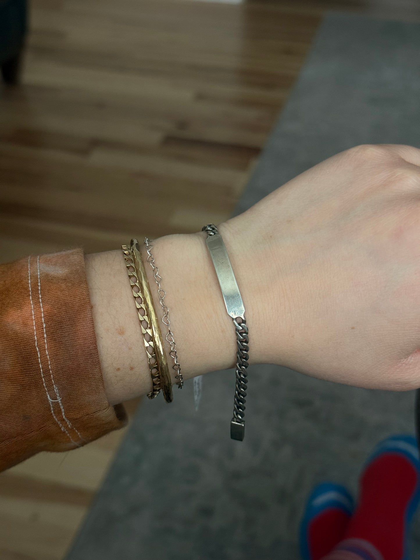 Vintage sterling ID bracelet