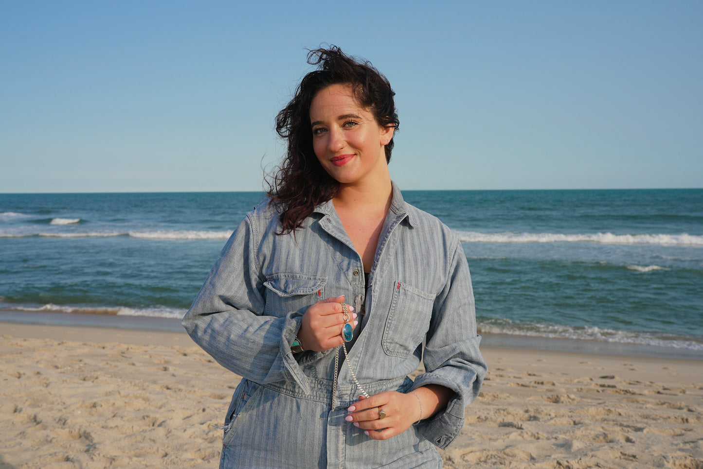 Shattuckite Ocean Necklace
