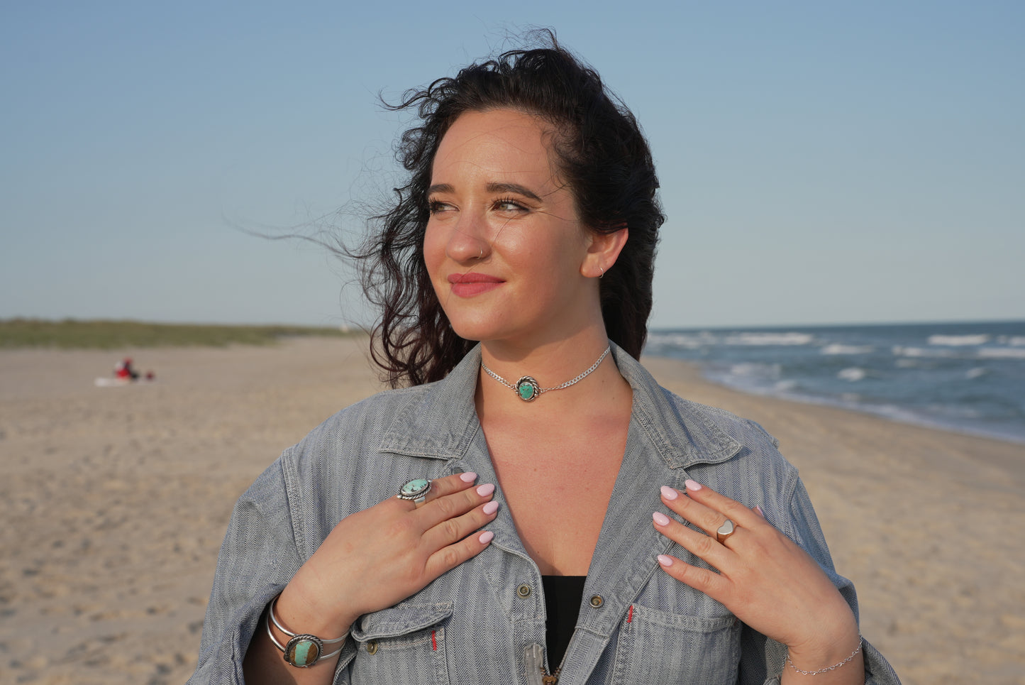 Turquoise Rays Choker