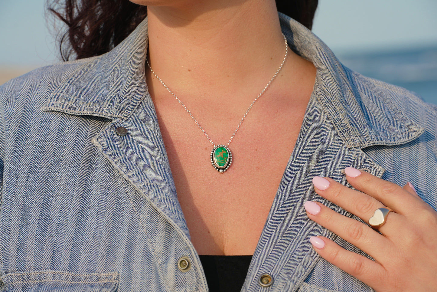 Everyday Green Turquoise Necklace