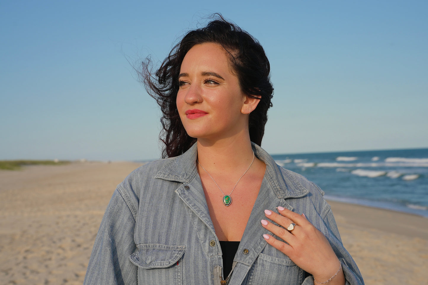 Everyday Green Turquoise Necklace
