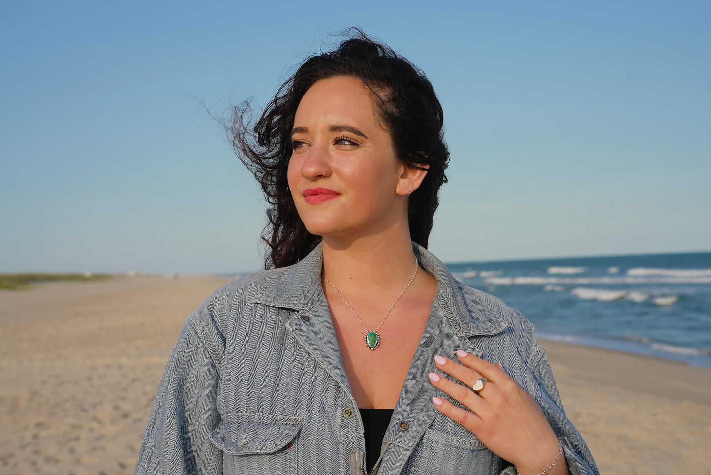 Everyday Green Turquoise Necklace