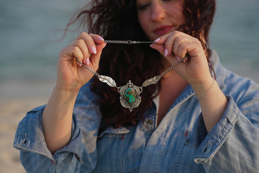 Rising Phoenix Leafy Talisman