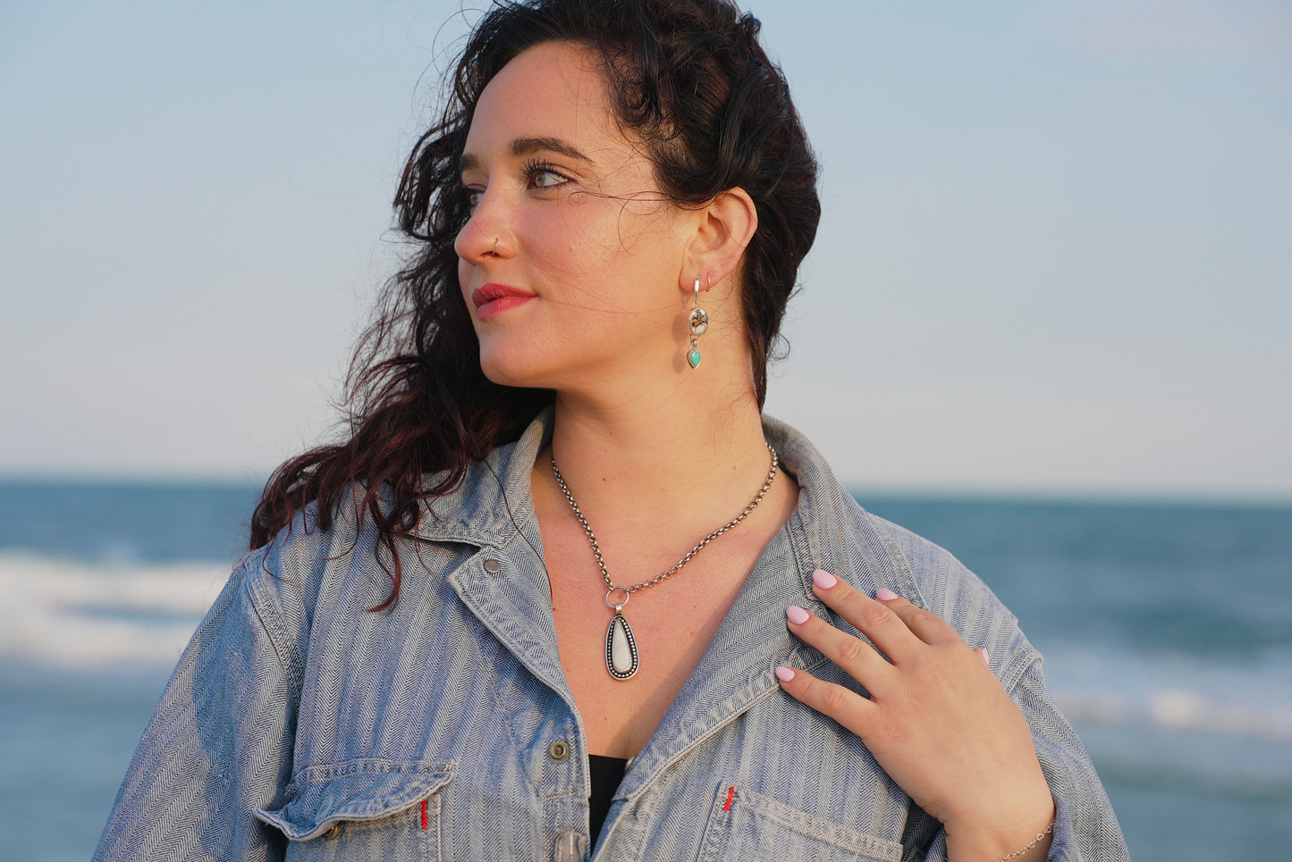 Wild Horse + Kingman Turquoise Earrings