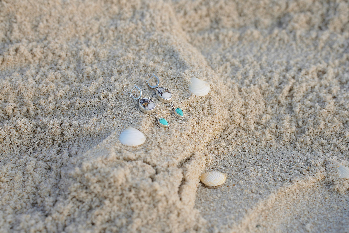 Wild Horse + Kingman Turquoise Earrings