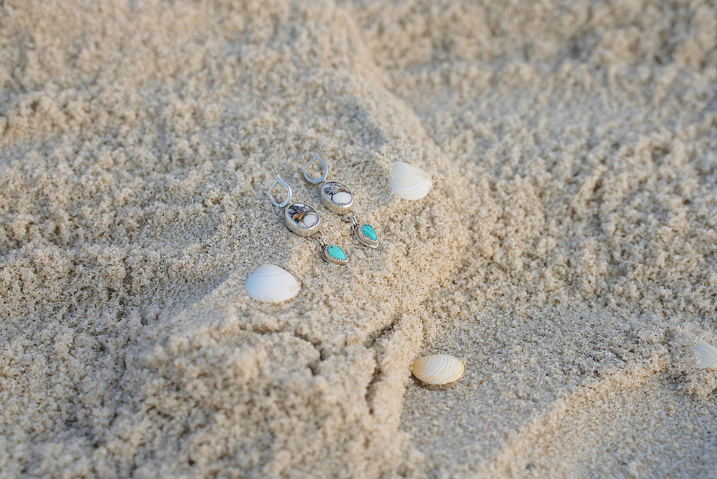 Wild Horse + Kingman Turquoise Earrings