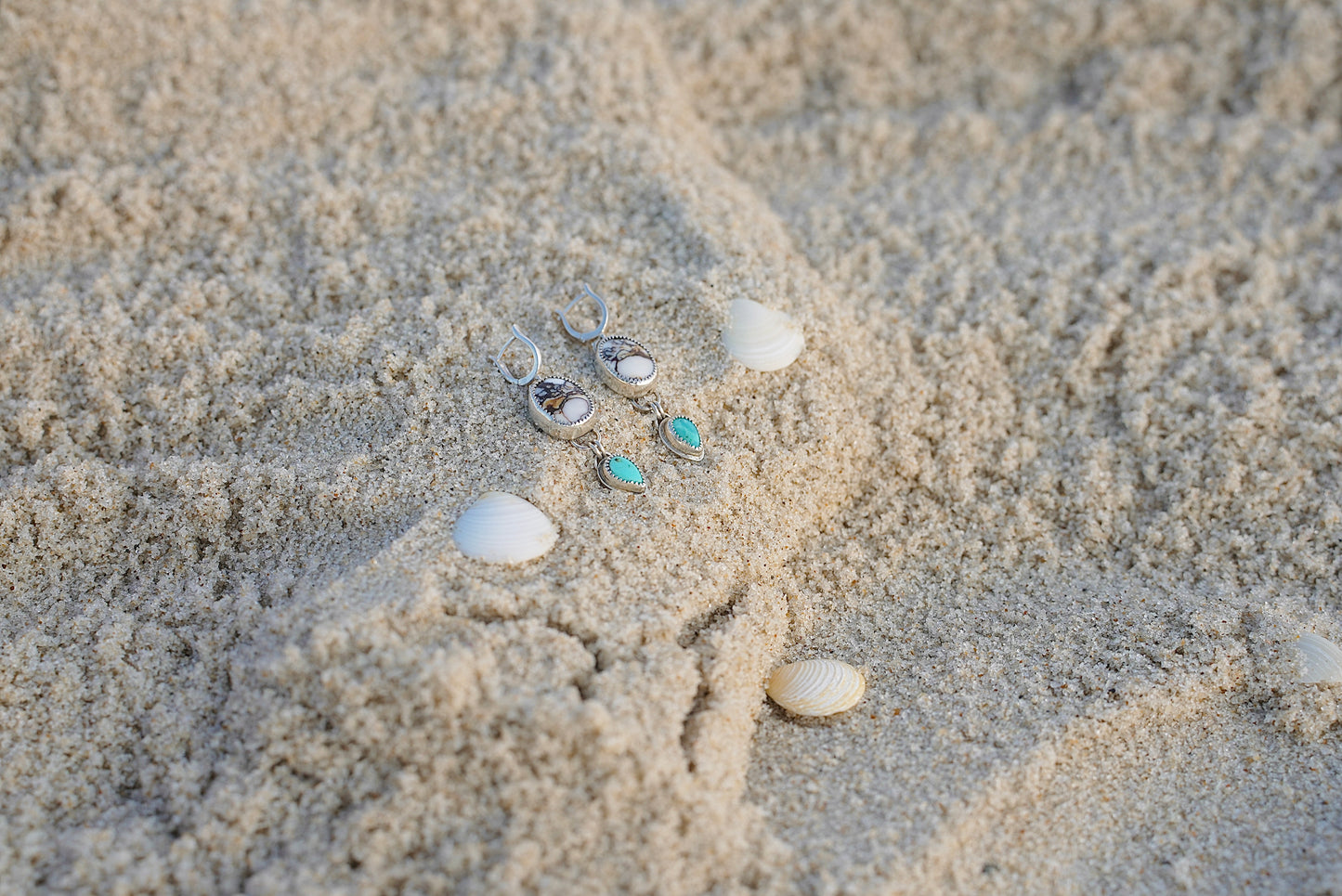 Wild Horse + Kingman Turquoise Earrings