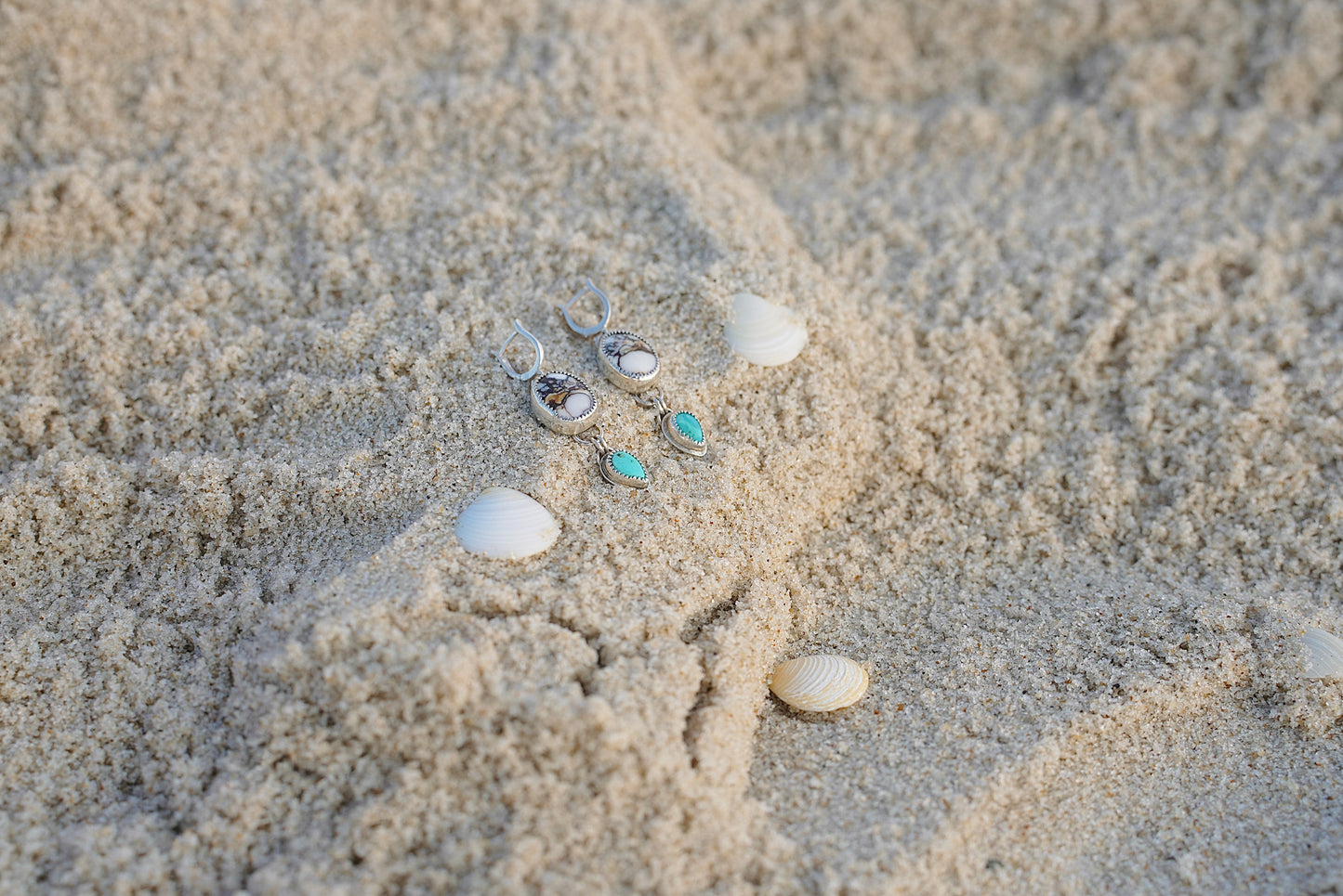 Wild Horse + Kingman Turquoise Earrings