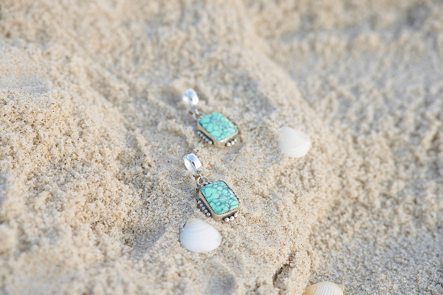 Desert Bloom Variscite Earrings