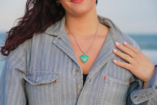 Shattuckite Bloom Necklace