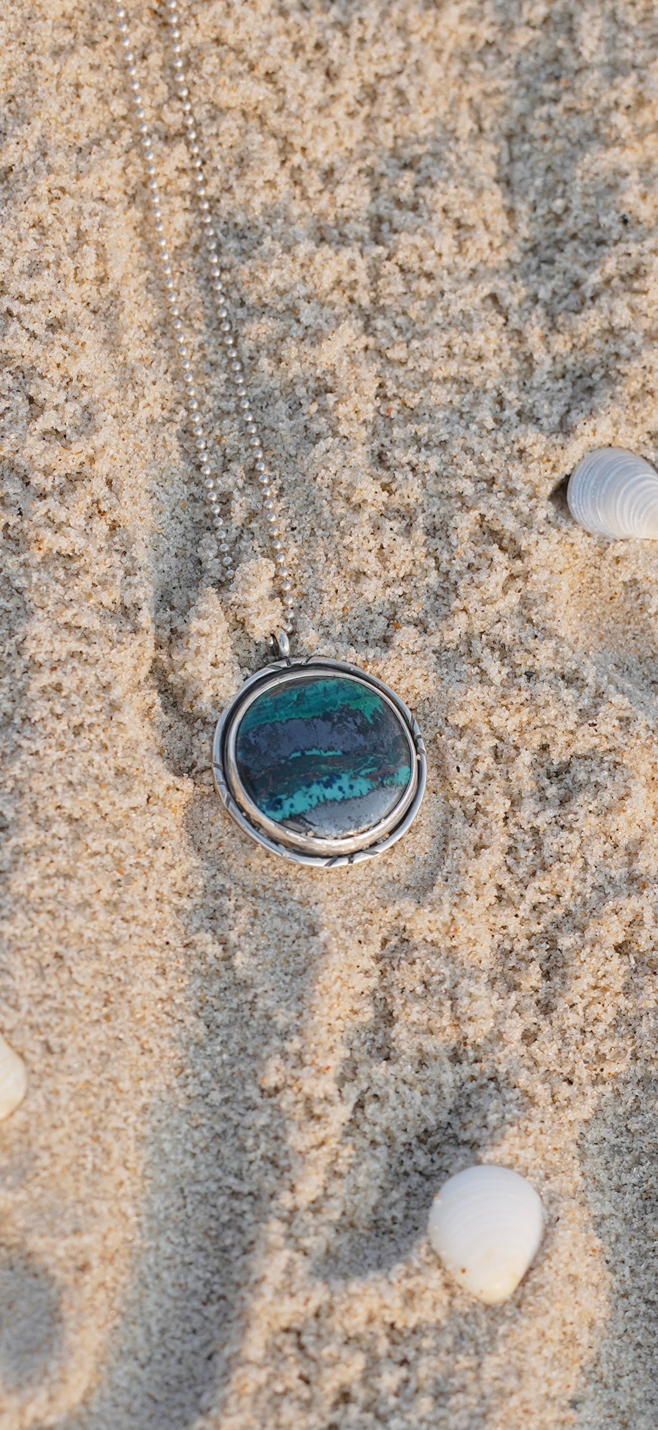 Enjoy The Journey Shattuckite Necklace