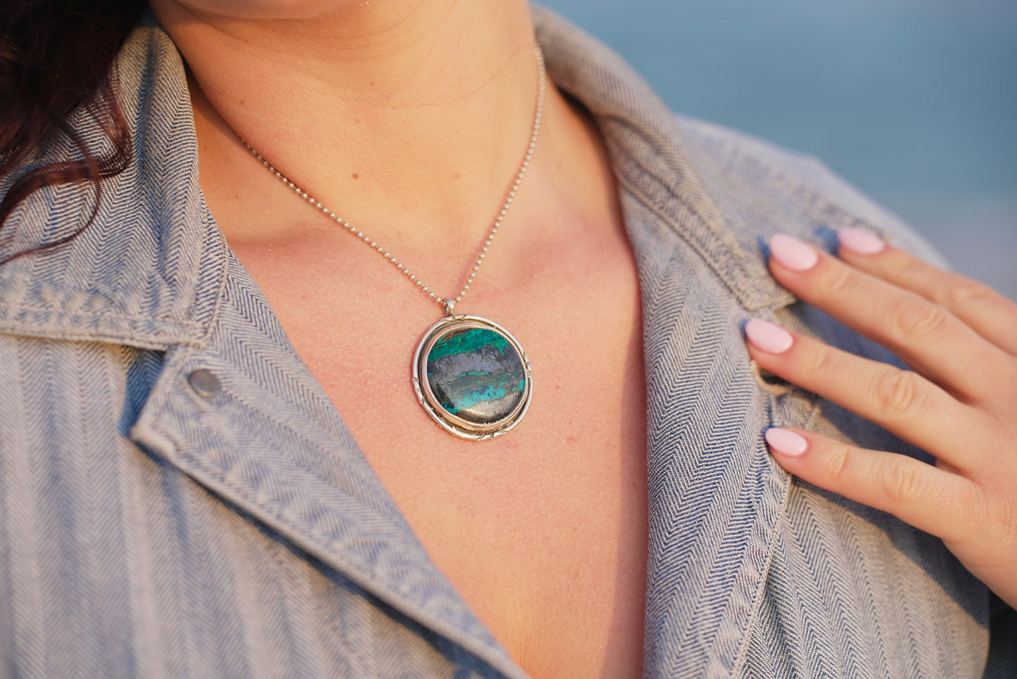 Enjoy The Journey Shattuckite Necklace