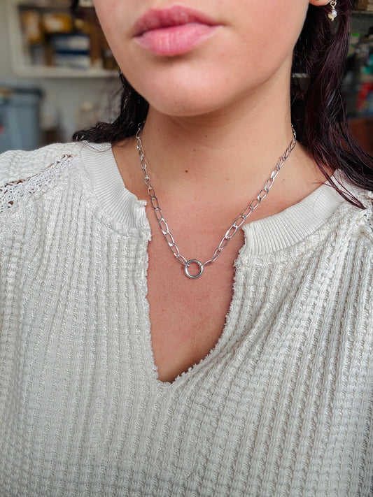 Charm Keeper Chain in Sterling Silver