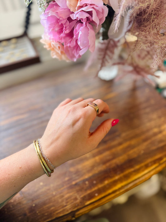 Rectangle Signet Ring