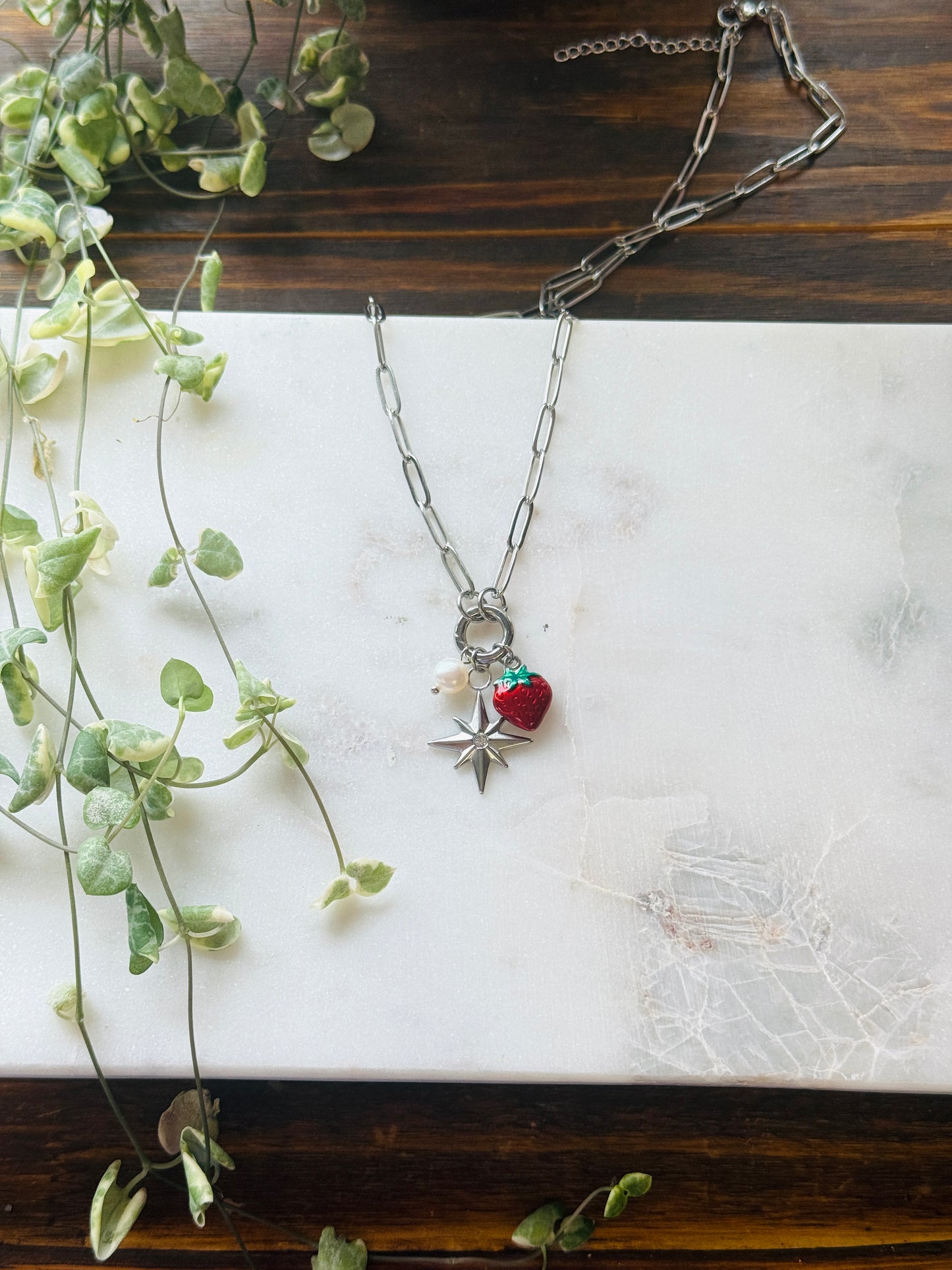 Silver Charm Keeper Necklace