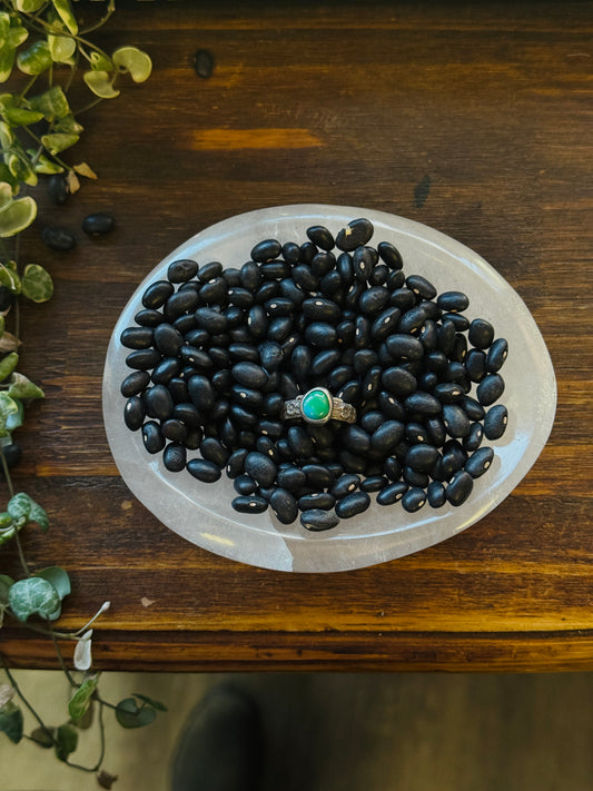 Wild Rose Turquoise Ring Size 7.5