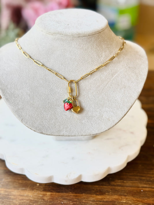 Carabiner Charm Holder or Necklace