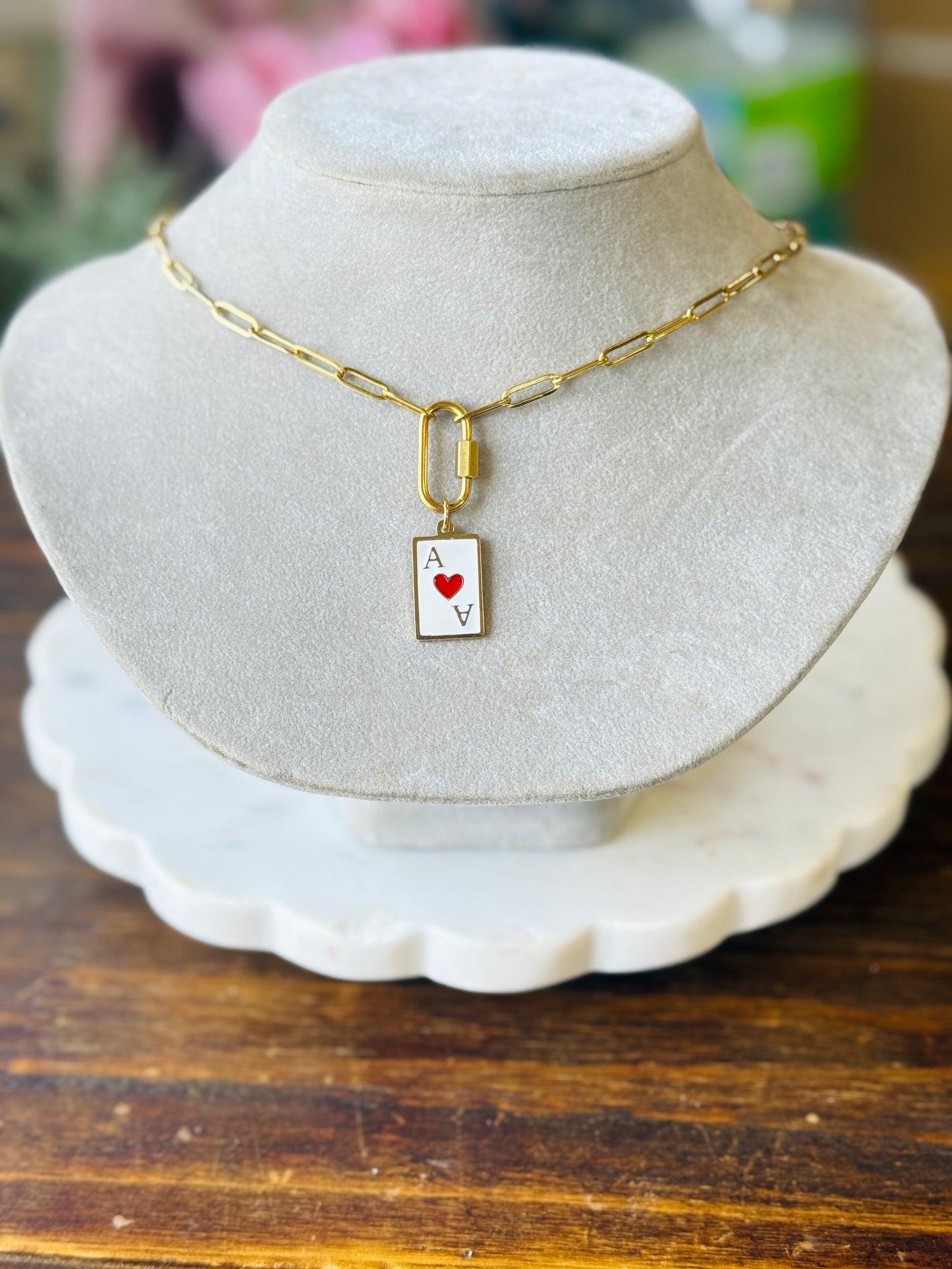 Ace of Hearts Charm