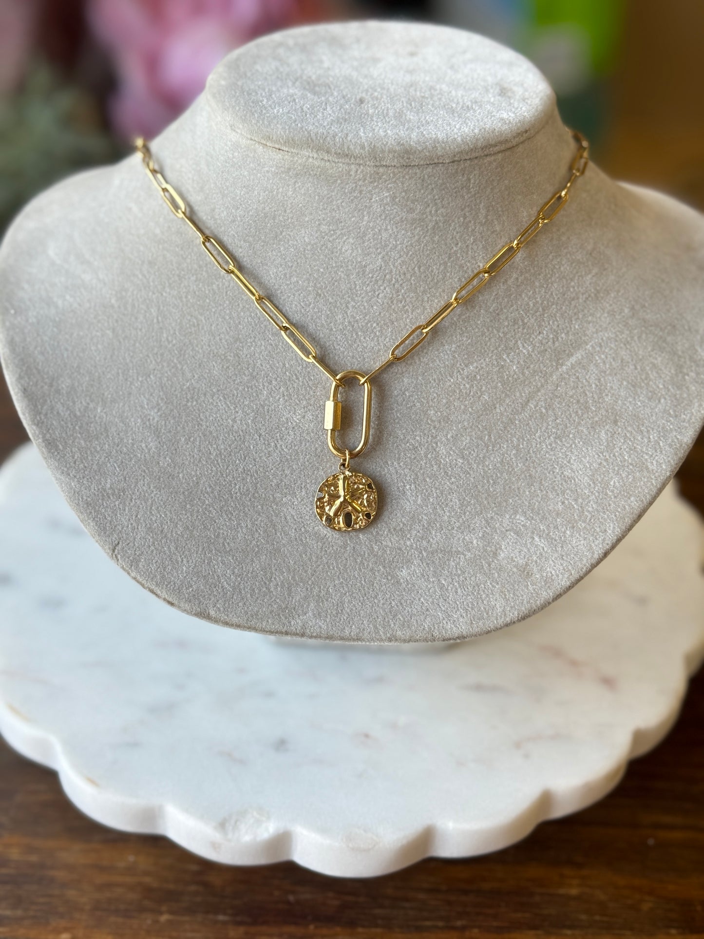 Carabiner Charm Holder or Necklace