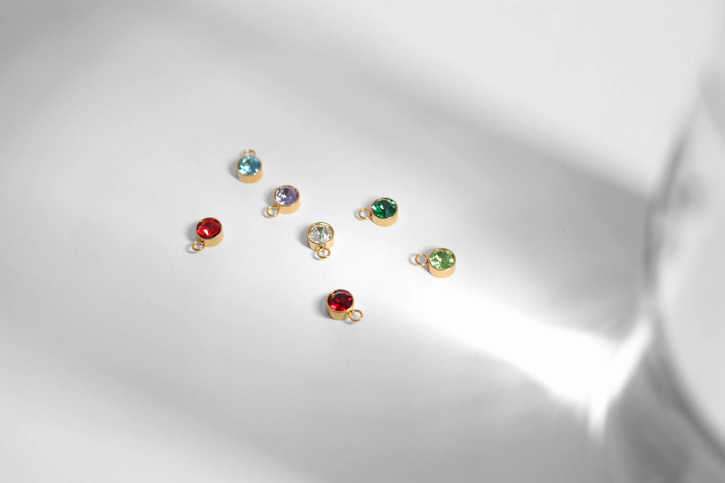 Birthstone Charms Cubic Zirconia