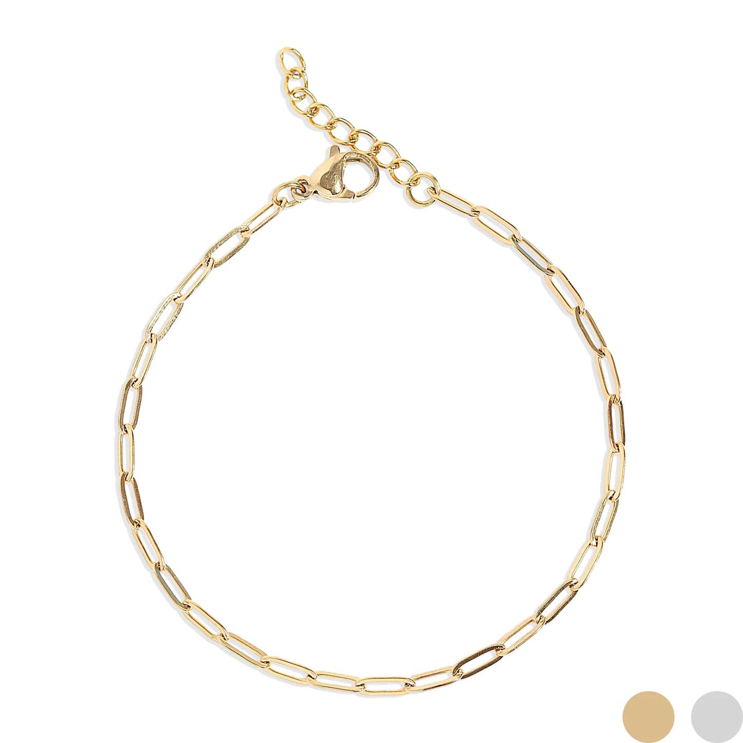 Paper Clip Chain Bracelet