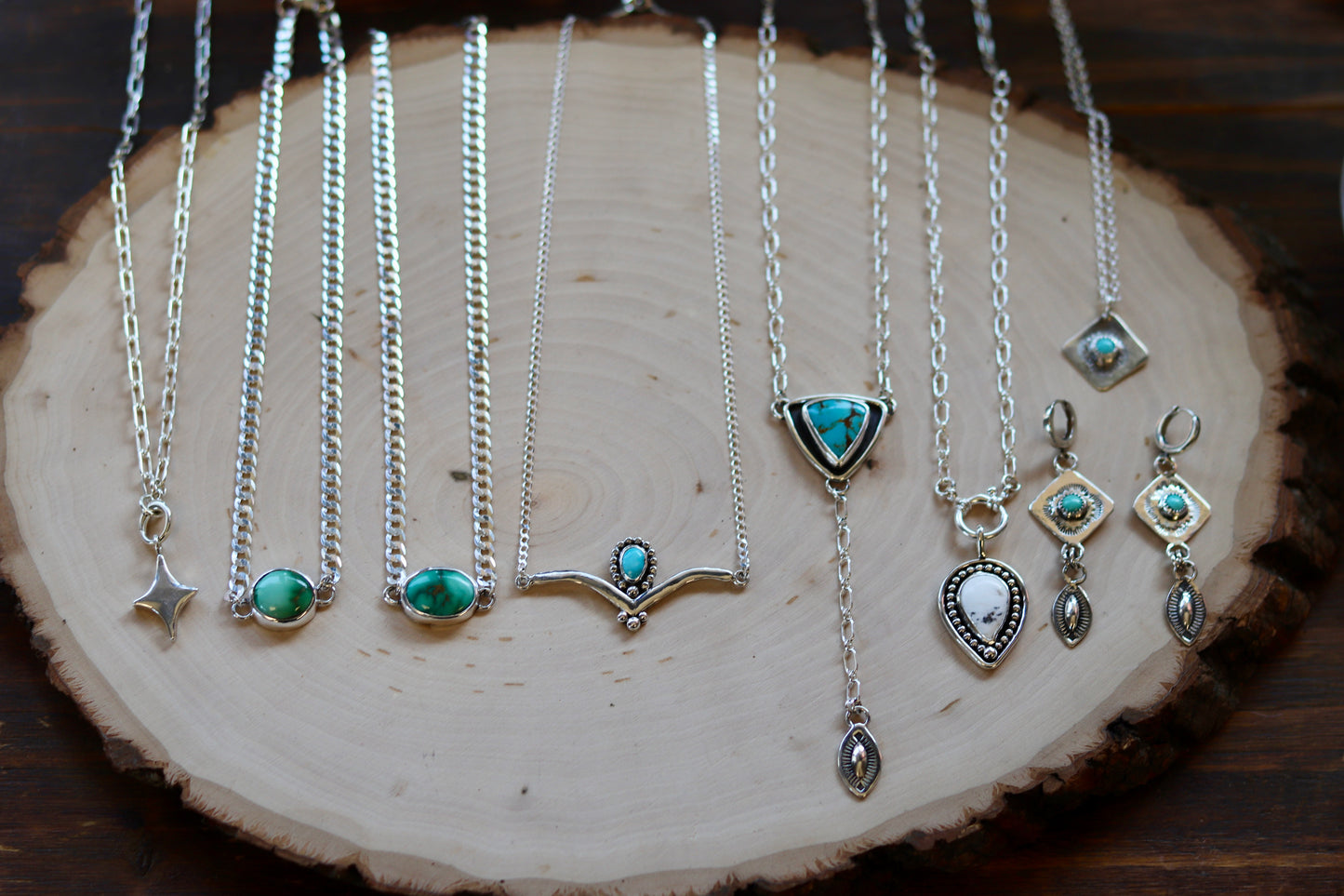 Chevron Turquoise Choker