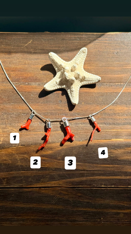 Italian Coral Charms