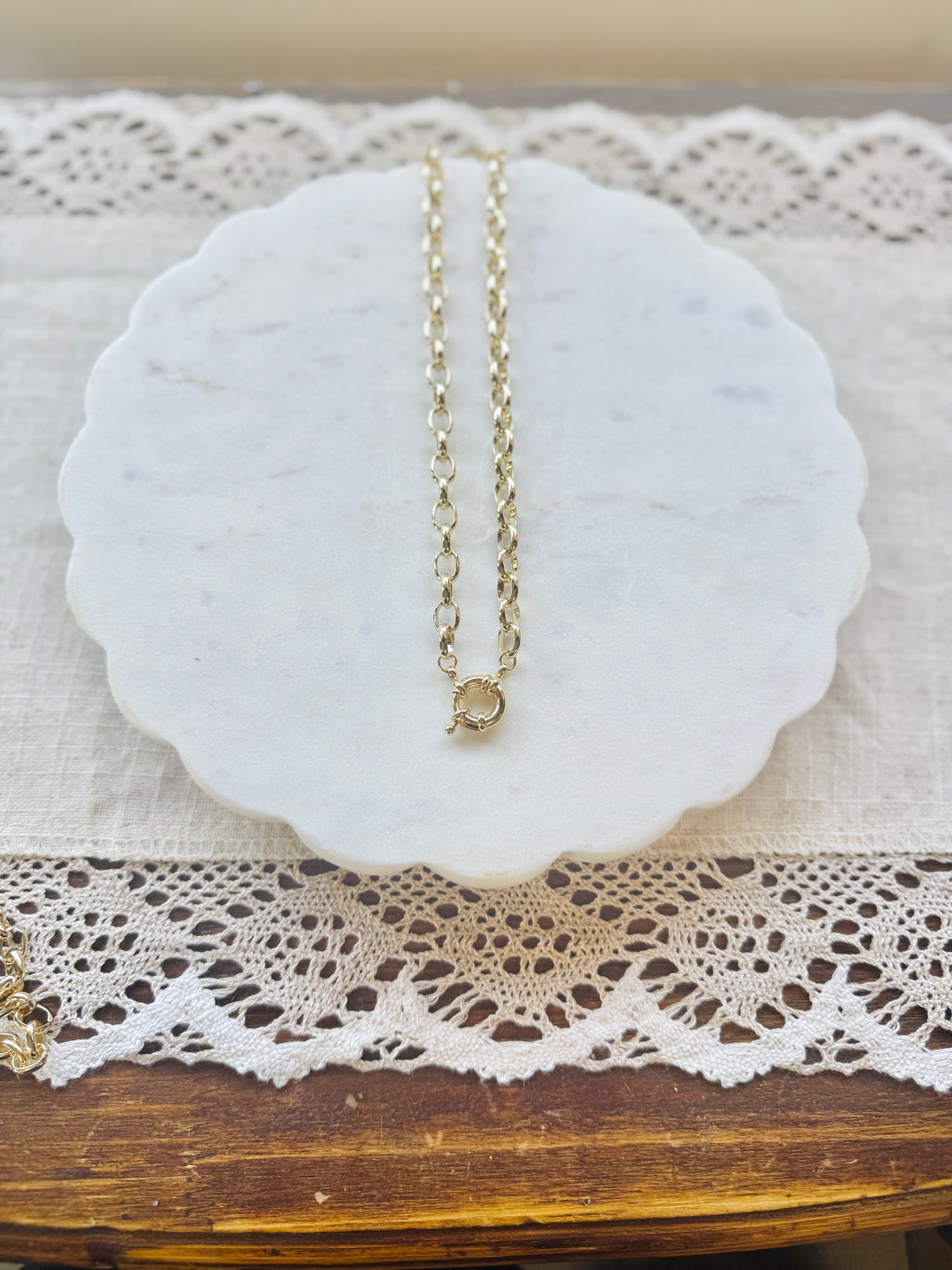 Chunky Rolo Chain Necklaces
