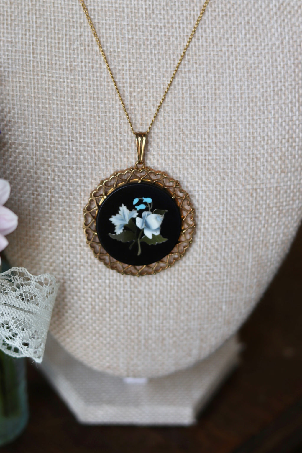 Rare 1980s inlay Kabana Gold Vermeil