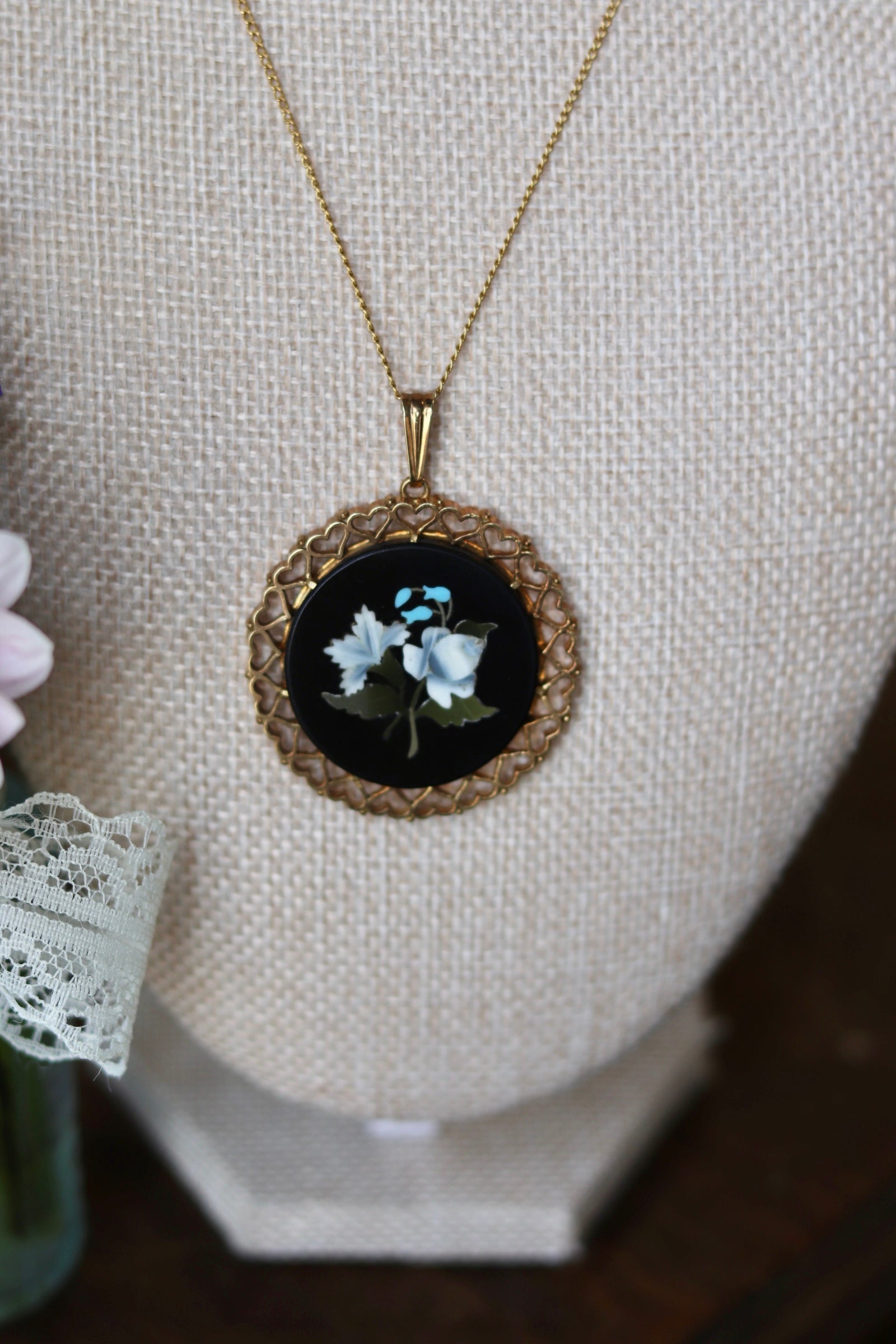 Rare 1980s inlay Kabana Gold Vermeil