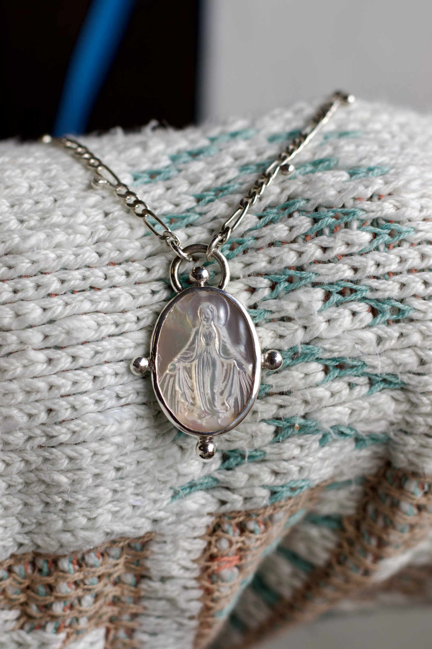 Blessed Mother Pearl Necklace