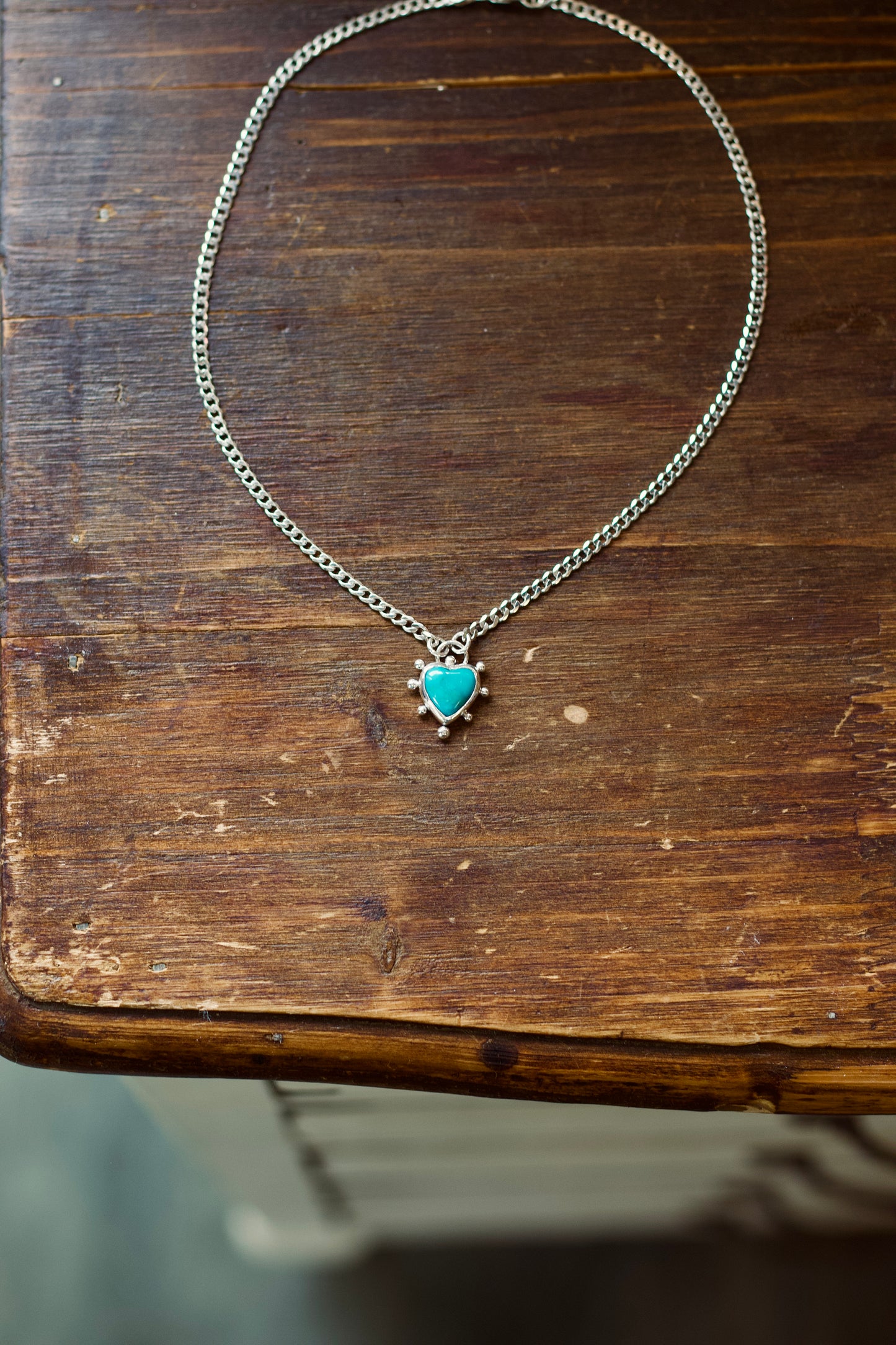 Turquoise Studded Heart