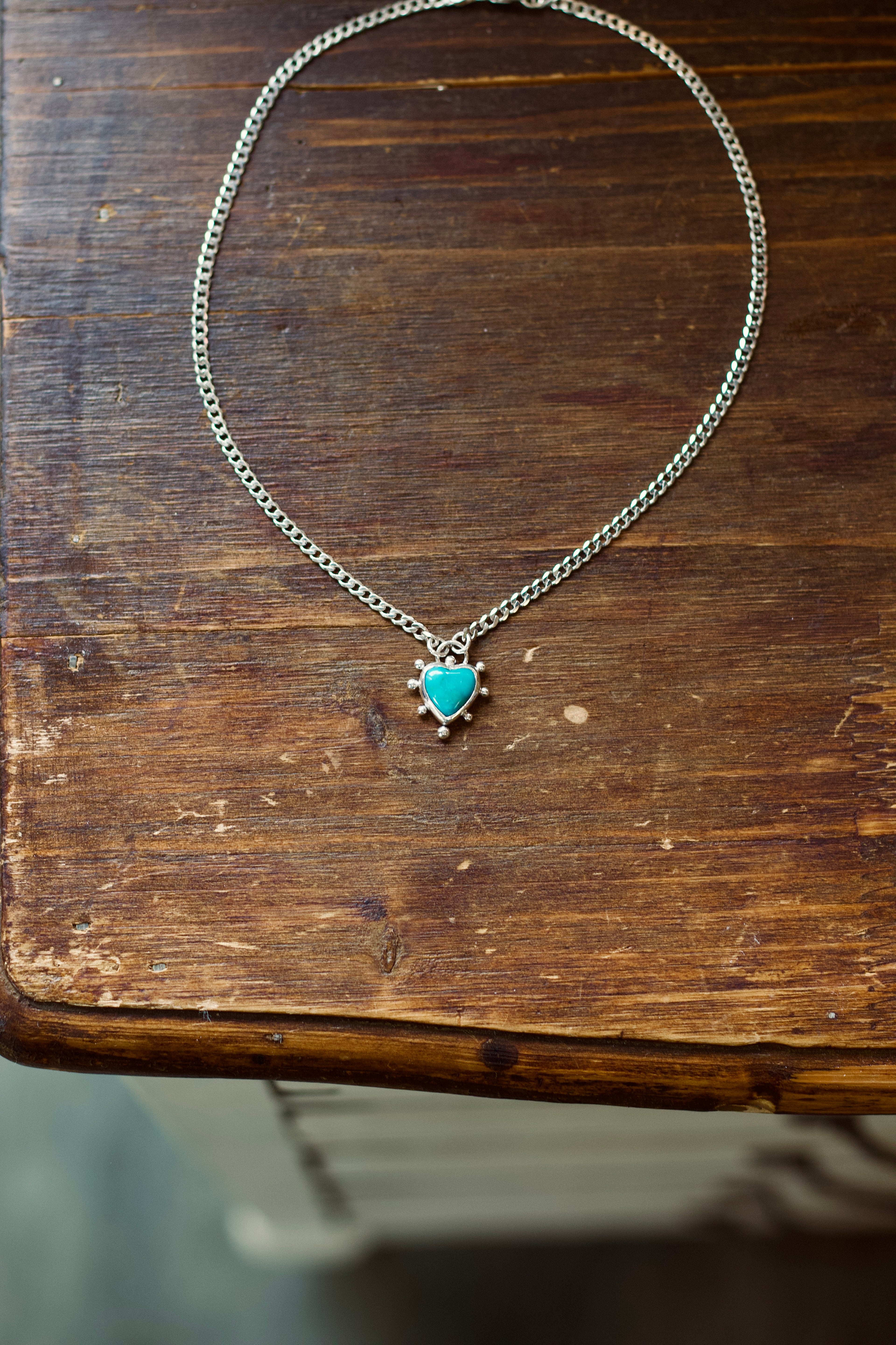 Turquoise Studded Heart