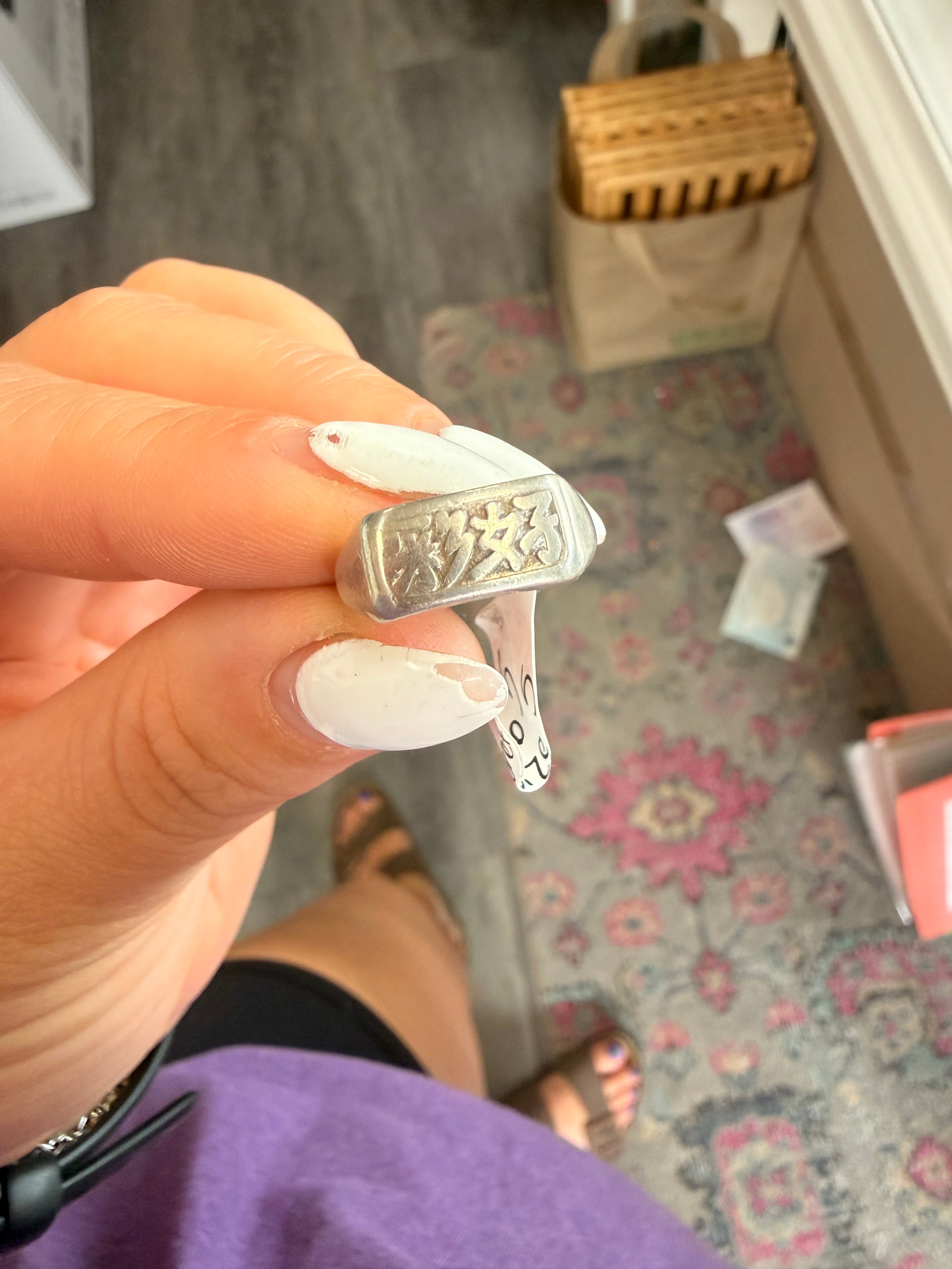 1920s sterling silver ring for Bella
