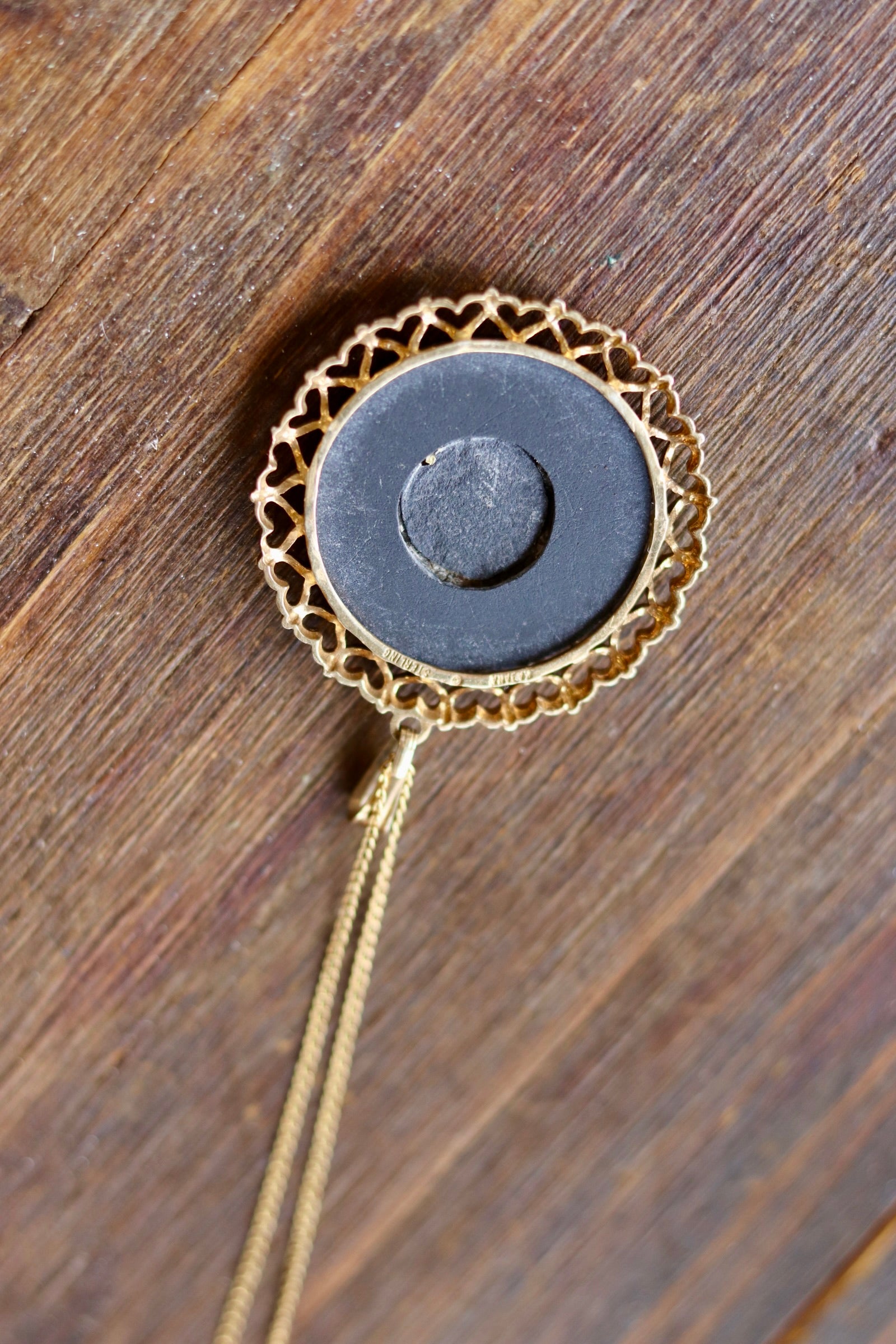 Rare 1980s inlay Kabana Gold Vermeil