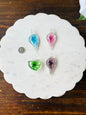 Vintage Blown Glass Flower Pendants