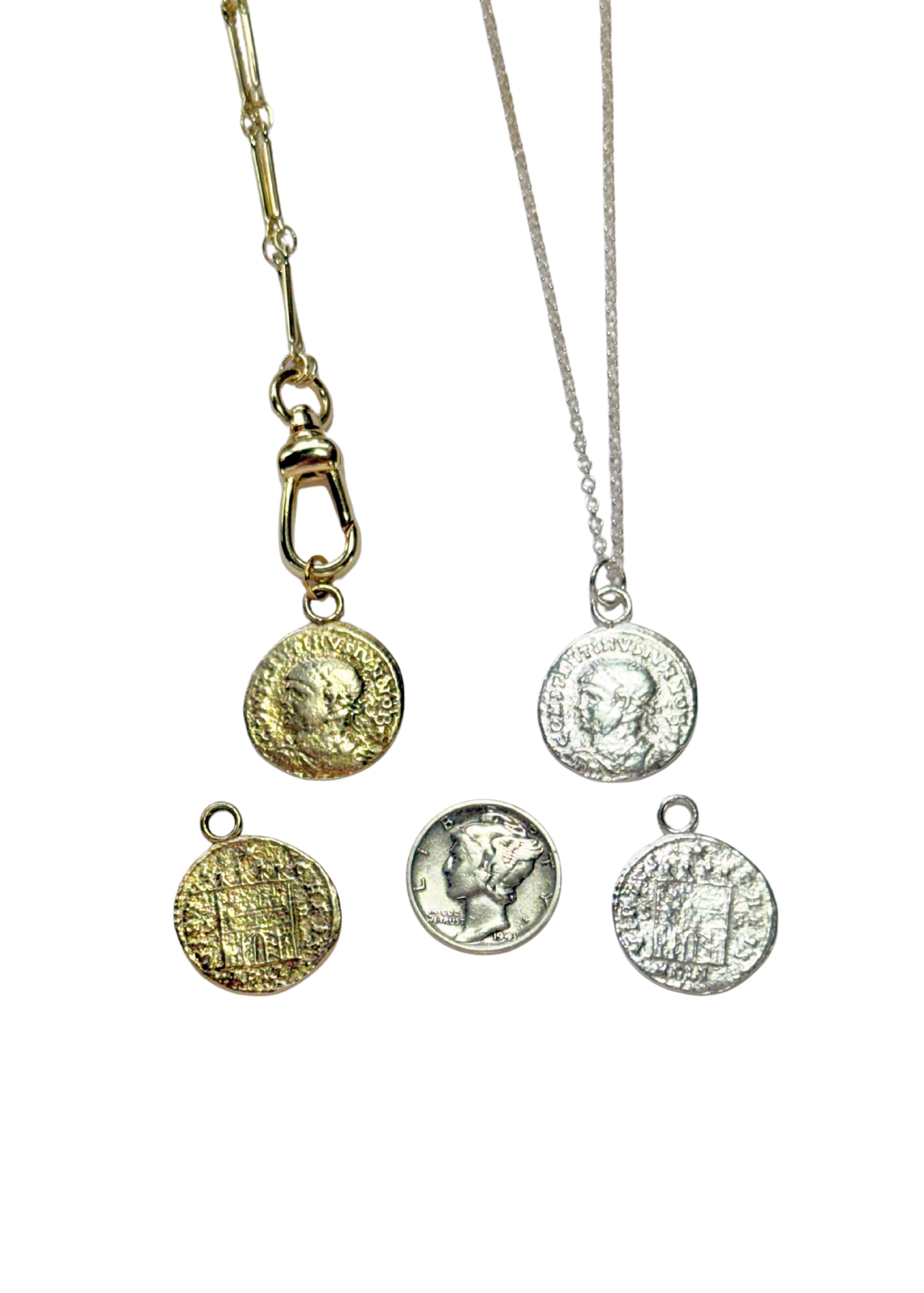 Constantine II Camp Gate Coin Charm