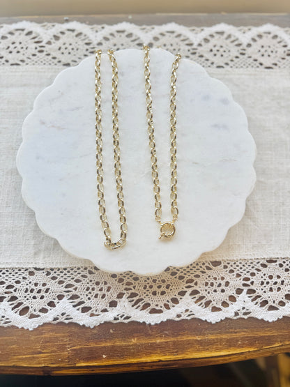 Chunky Rolo Chain Necklaces
