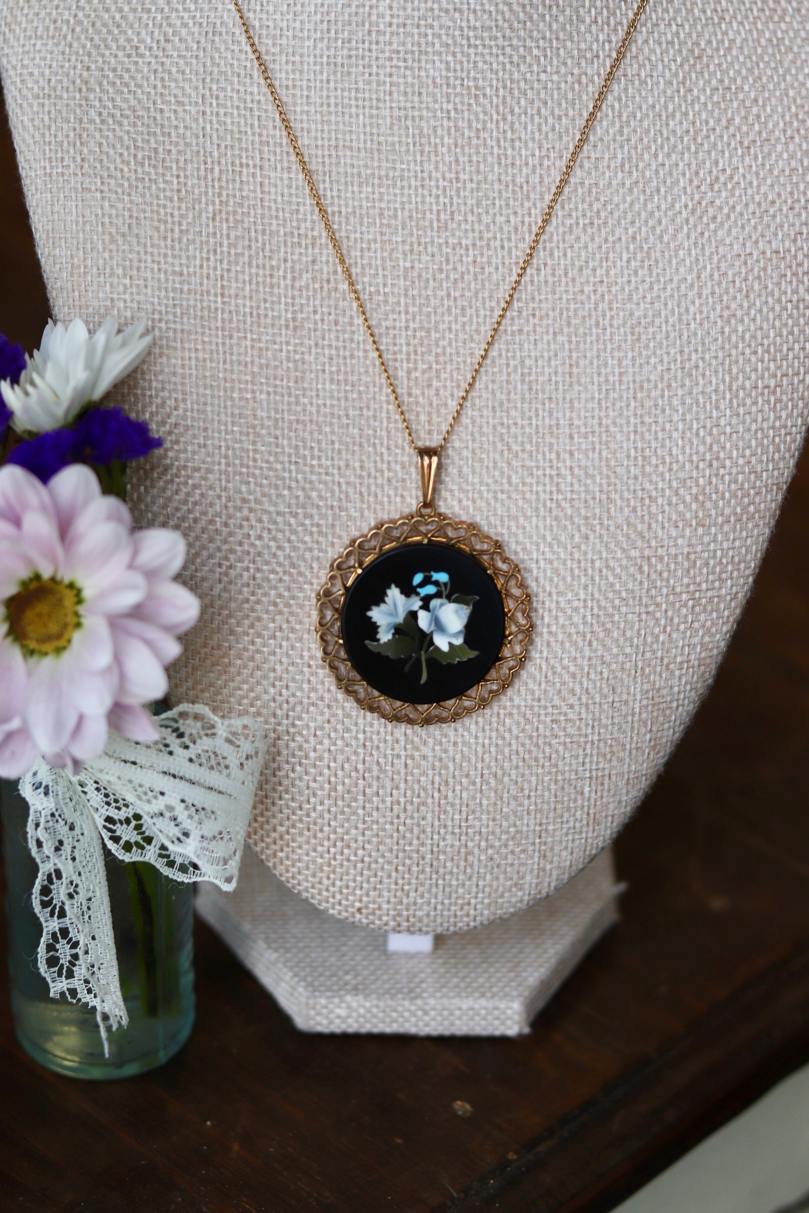 Rare 1980s inlay Kabana Gold Vermeil