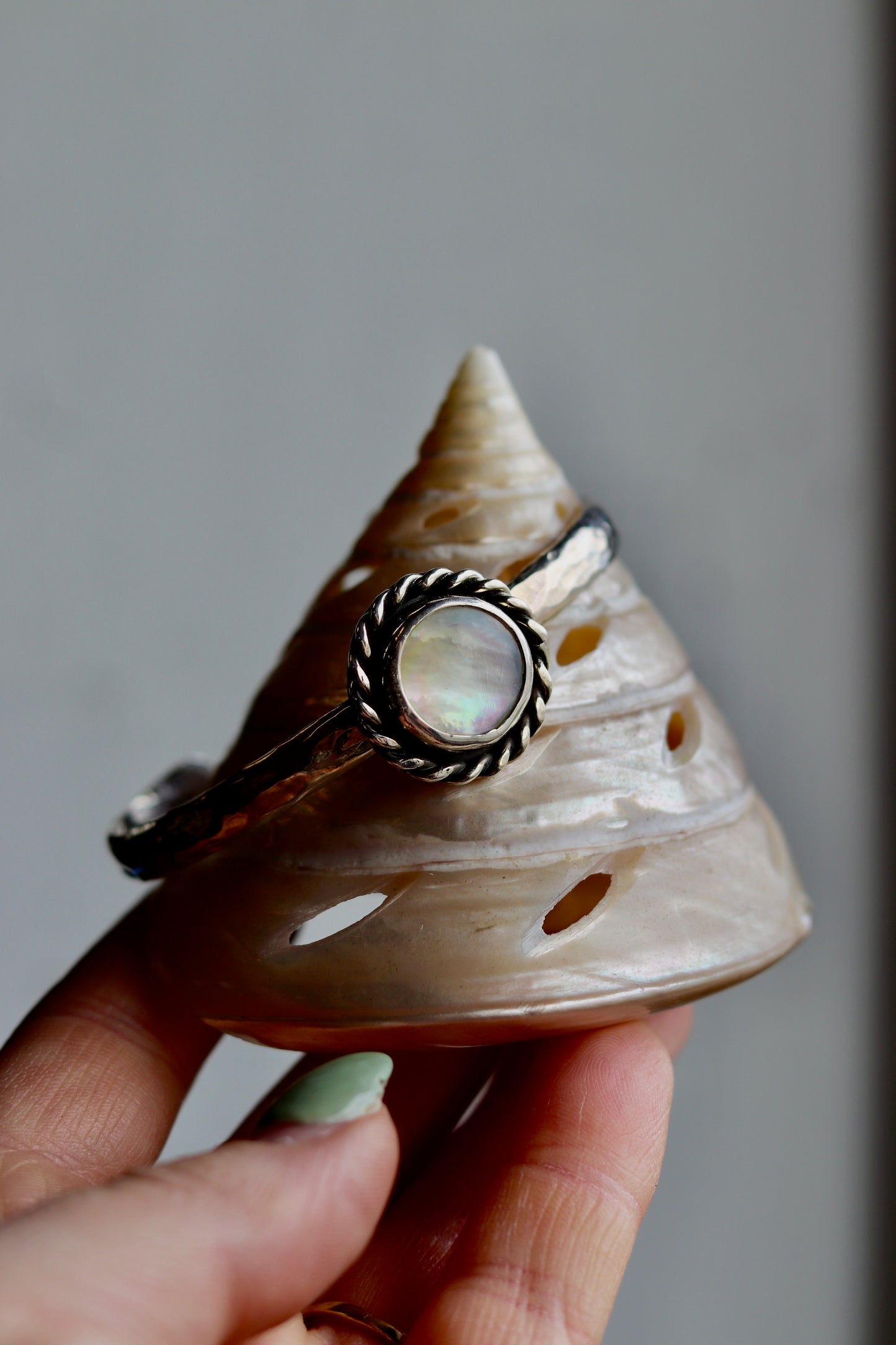 Mother of pearl cuff ￼