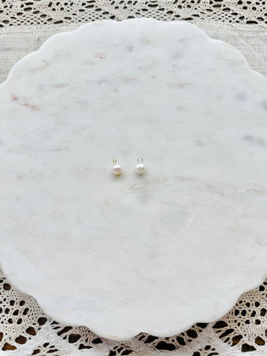 Mini pearl charms