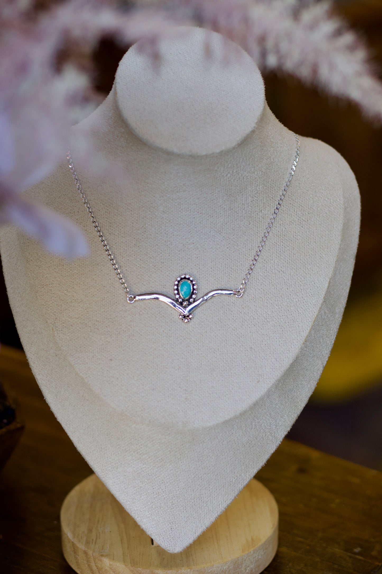 Chevron Turquoise Choker