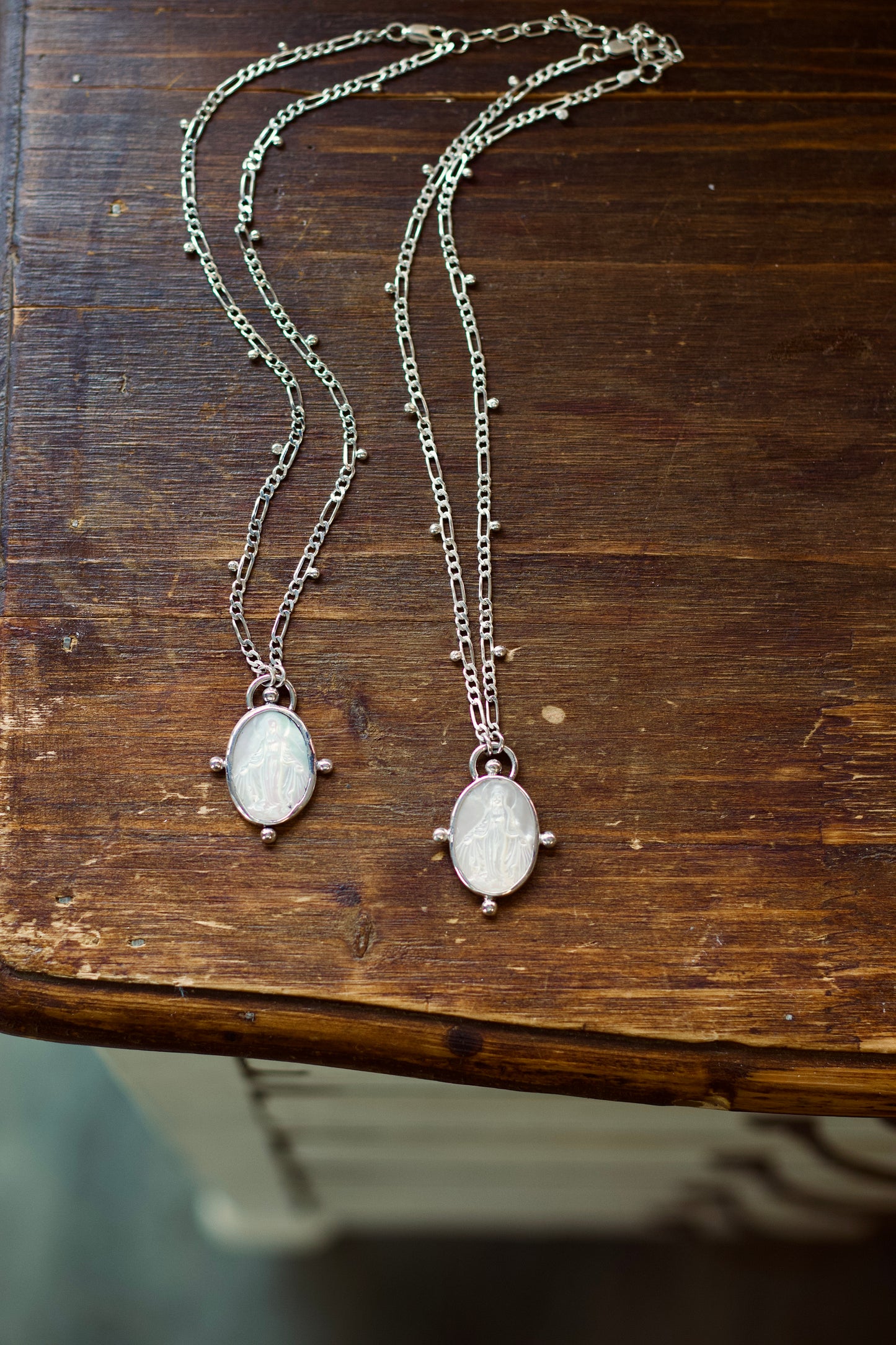 Blessed Mother Pearl Necklace