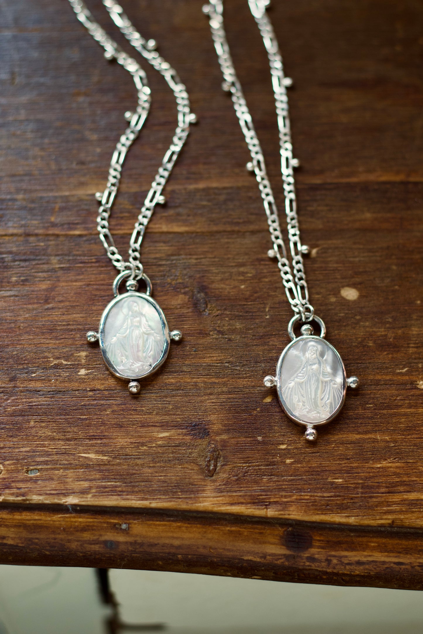 Blessed Mother Pearl Necklace